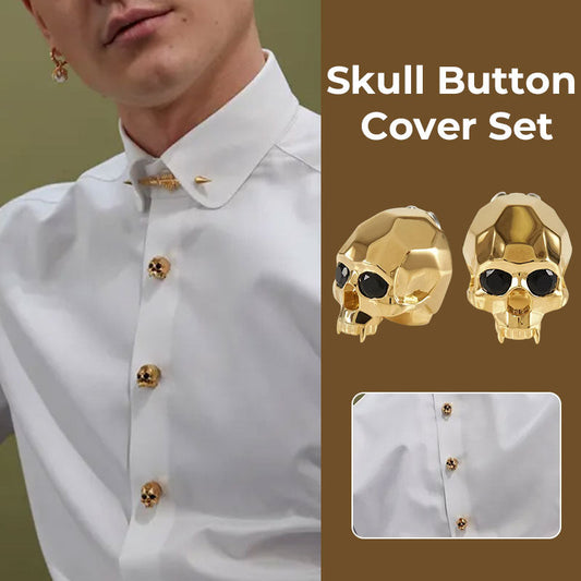 Pääkallo Button Cover Set