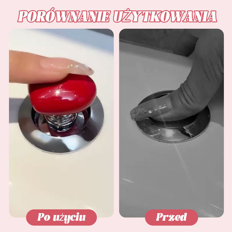 Kolorowy Pomocnik Do Naciskania Sedesu W Kształcie Serca/Love toilet tank press